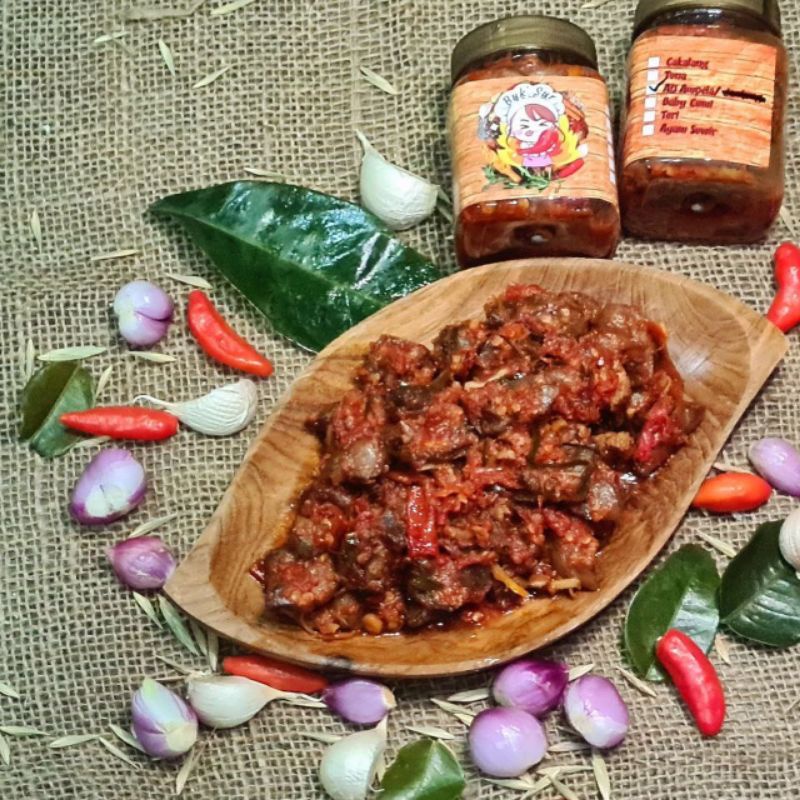 

Sambal goreng ati ampela sambal merah 225Gr