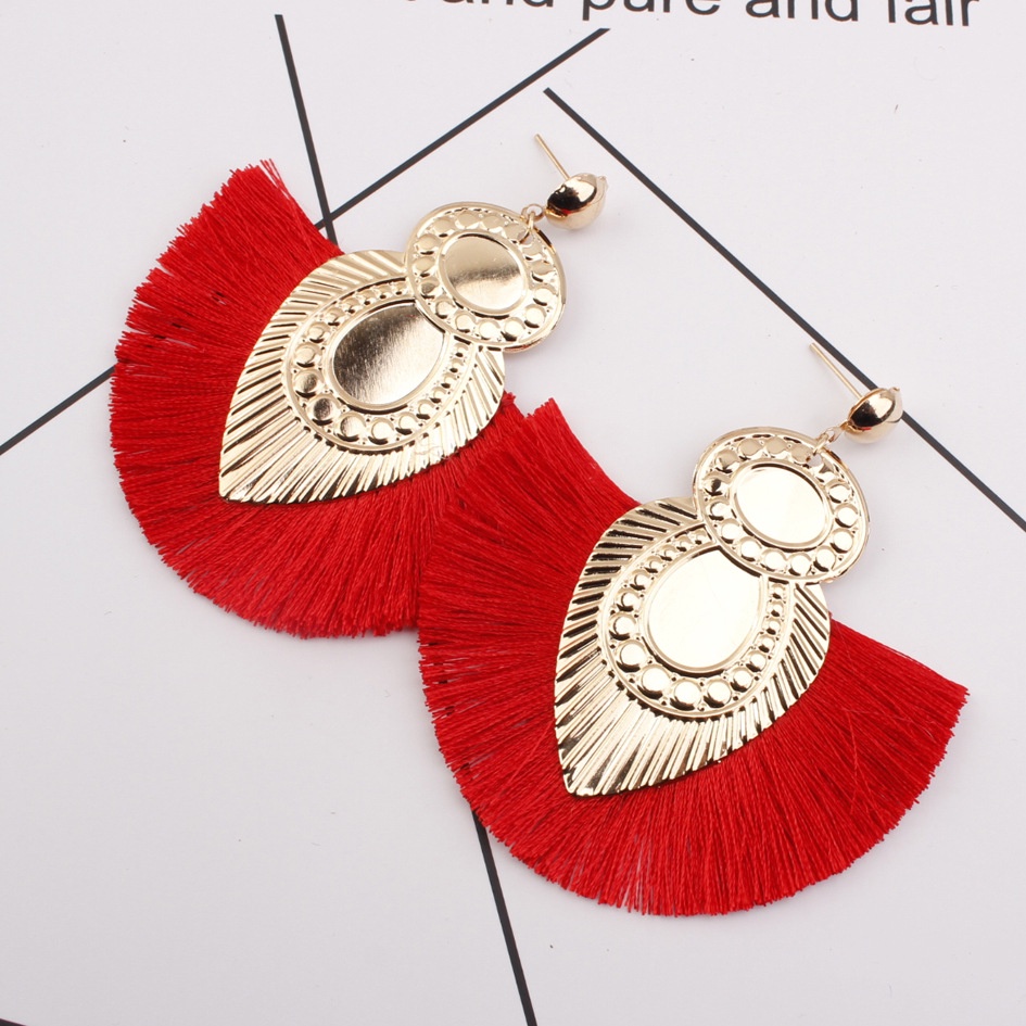 Baru rumbai anting-anting bohemian fashion retro burung anting-anting Eropa dan Amerika berlebihan g