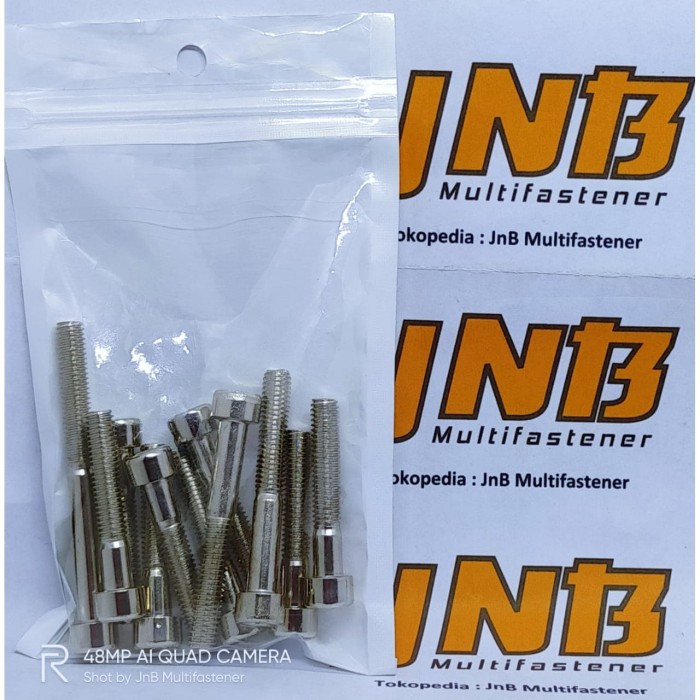 BAUT L BLOK MESIN SET FINO ( NEKEL ) ( 11PCS )