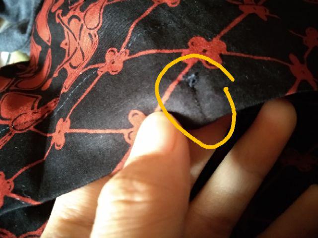 Baju Kemeja Batik Lengan Panjang Natal Nagawangsa Marun Hem Cowok Ukuran Jumbo Xxl