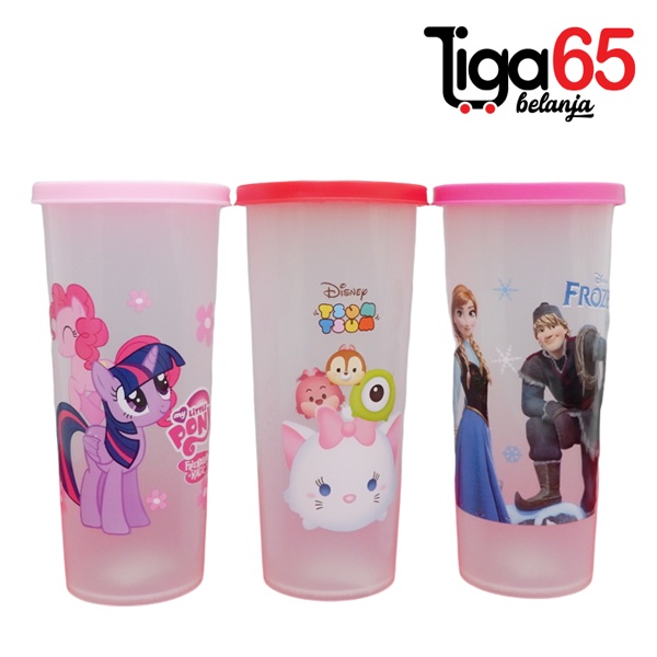 365 MUG + TUTUP 9001 #41098 Cangkir / Gelas Anak Karakter Fancy Dengan Tutup