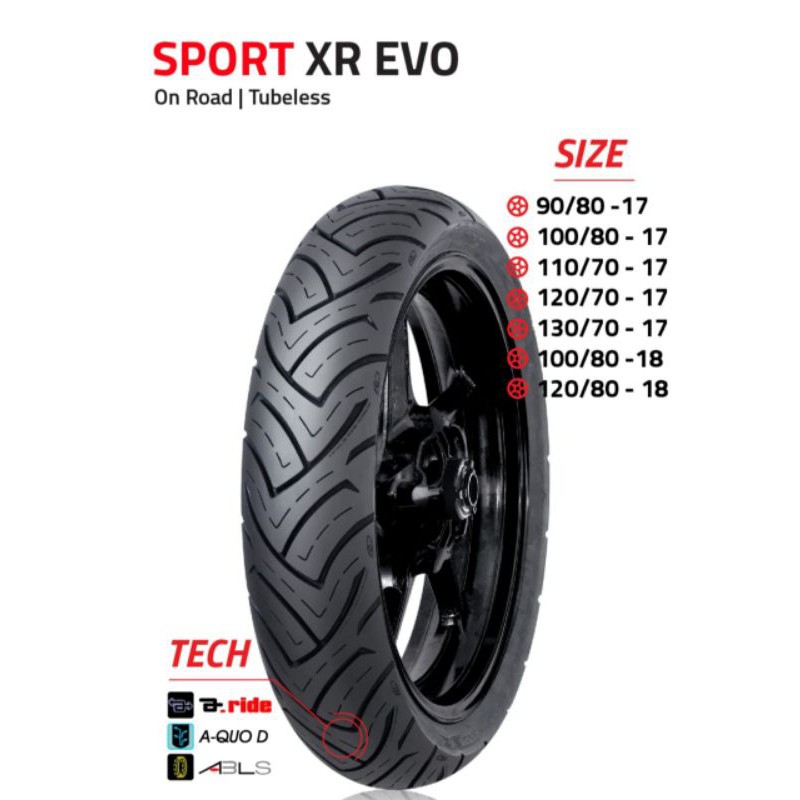Ban FDR Sport XR Evo ukuran 120/70-17