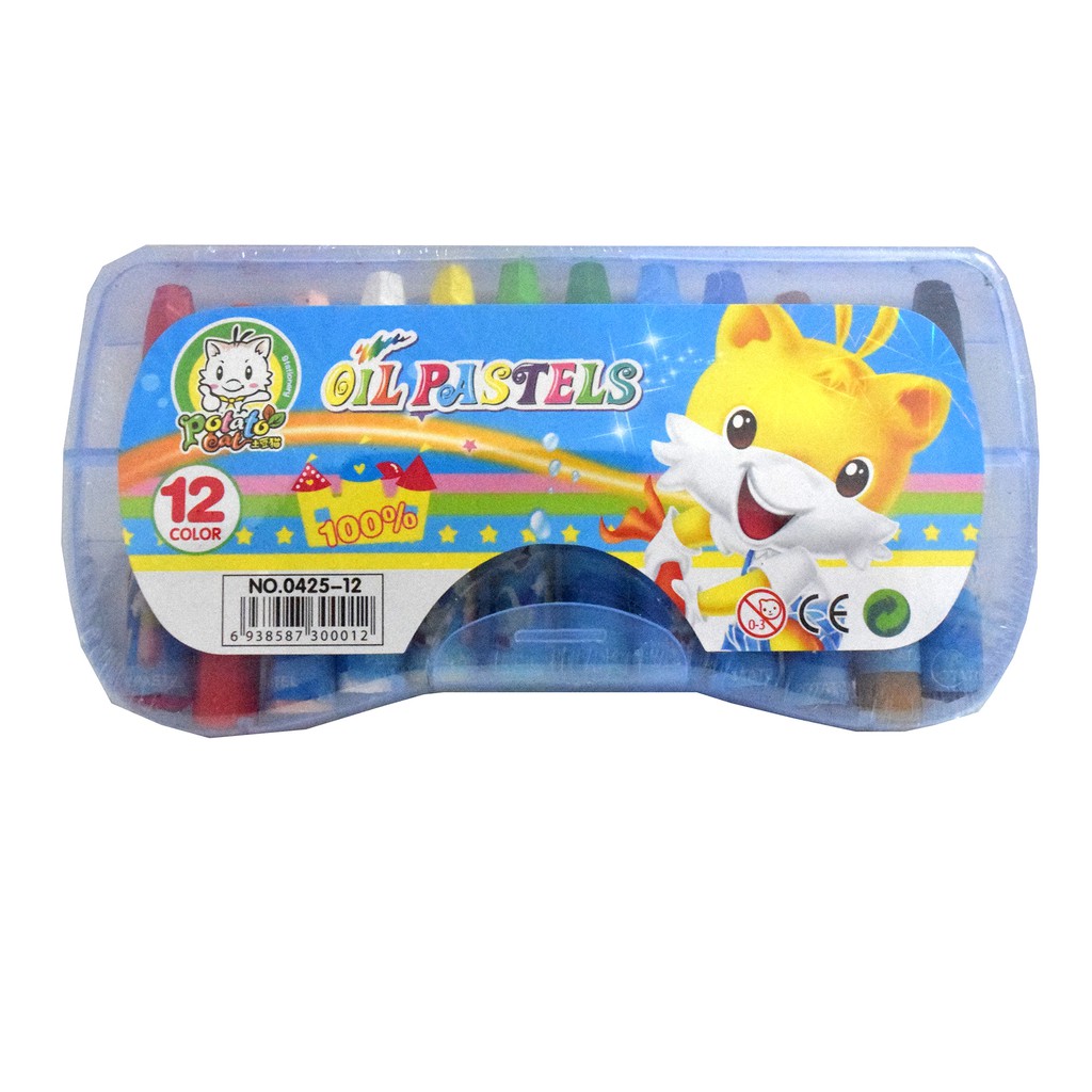

potato cat 12pcs oil pastel color crayon stationery