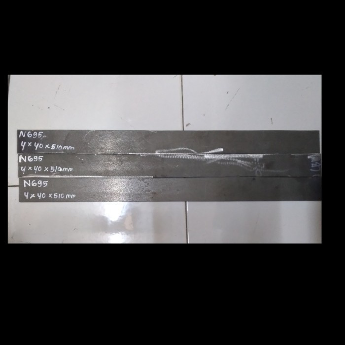 PLAT BAJA BOHLER N695 Anti karat Tebal Baja 5 mm untuk golok pisau