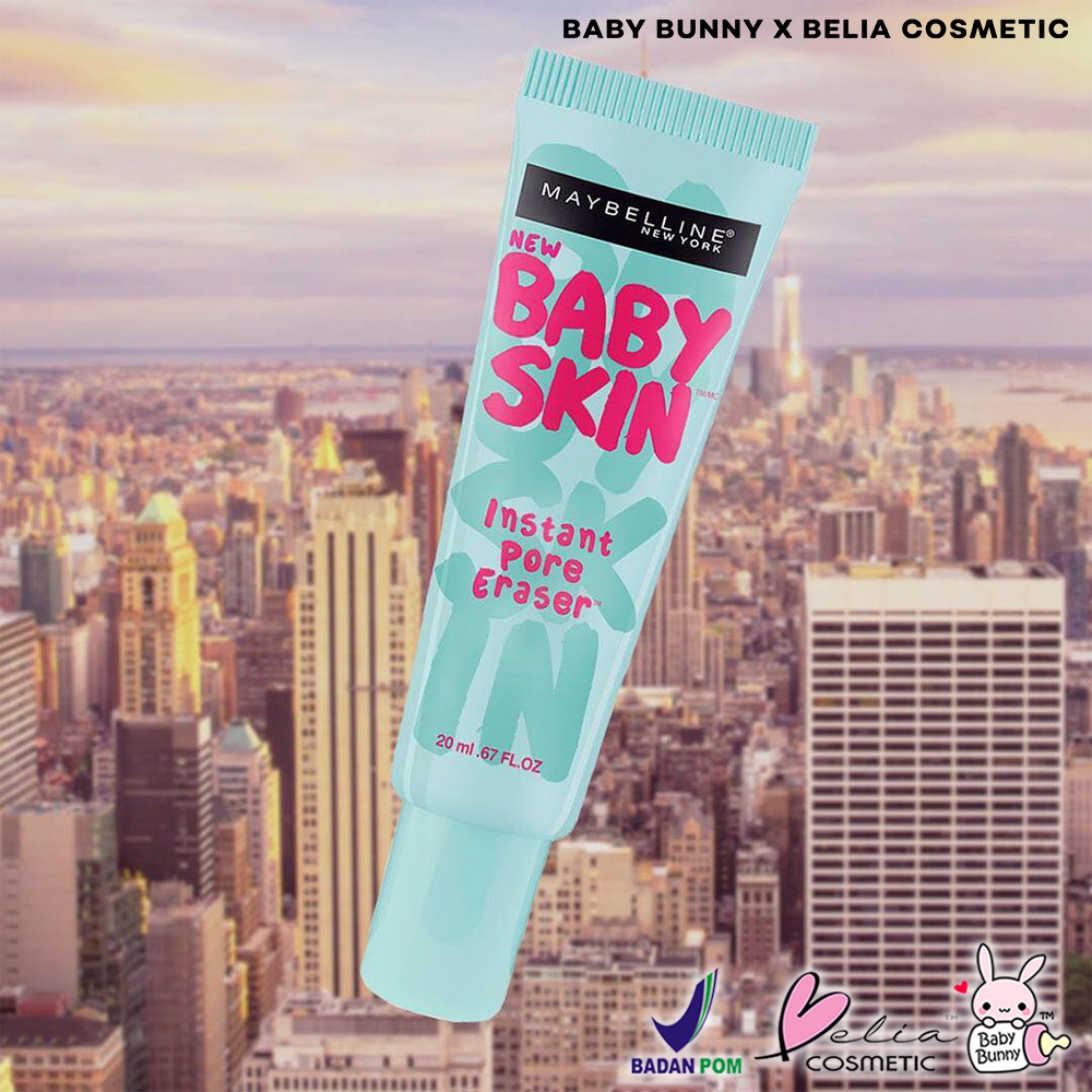 ❤ BELIA ❤ MAYBELLINE Baby Skin Pore Eraser | Primer | Oil Control | BPOM