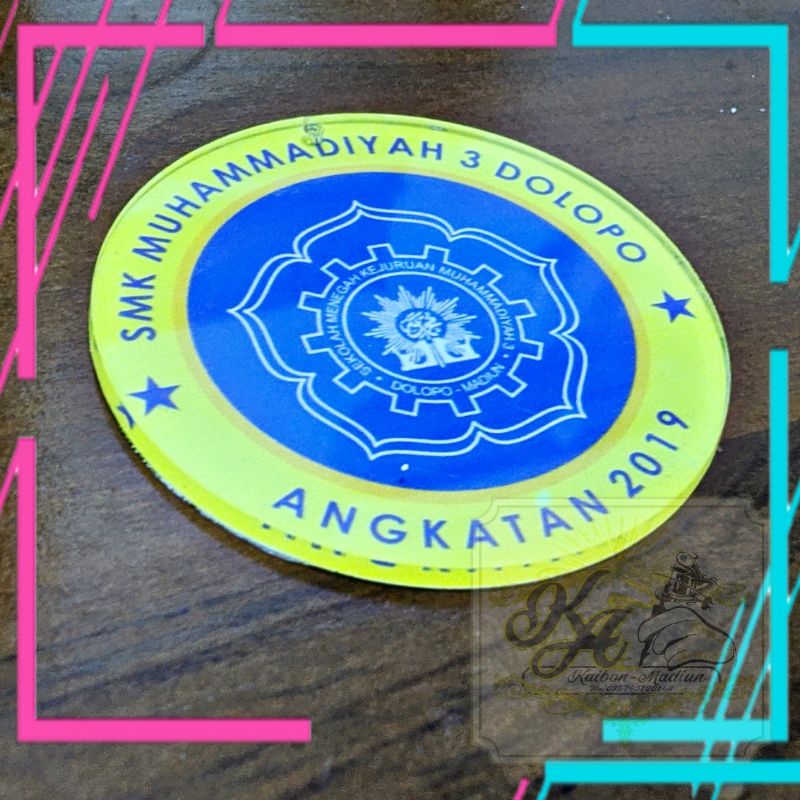 

Ganci Acrilik Print UV Diameter 5cm