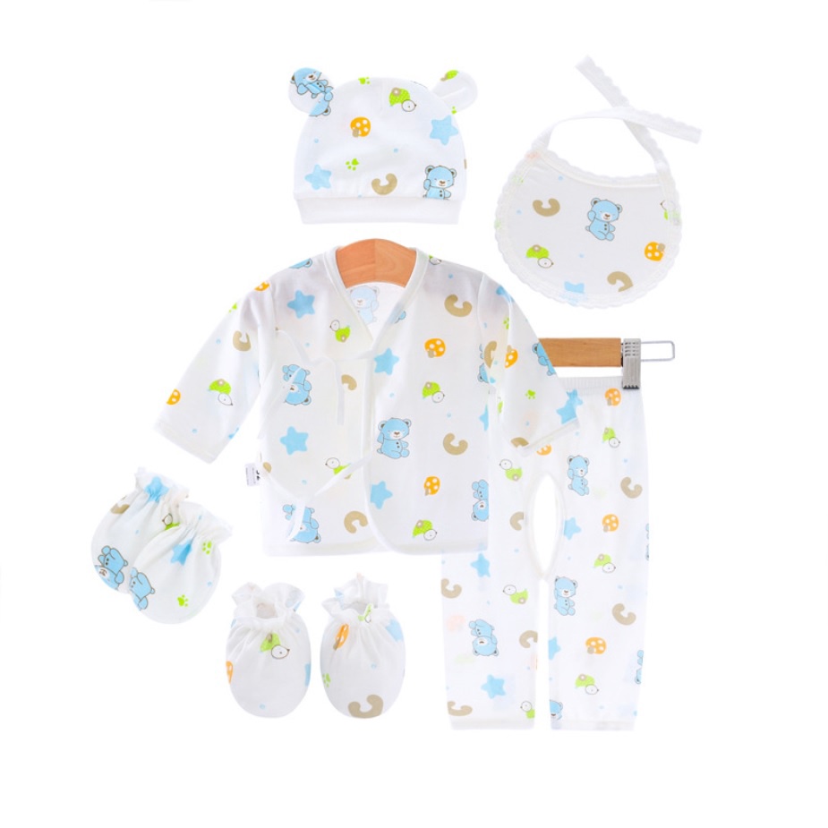 Piyama Bayi Set / Baju Set Celana Sarung Tangan Kaki