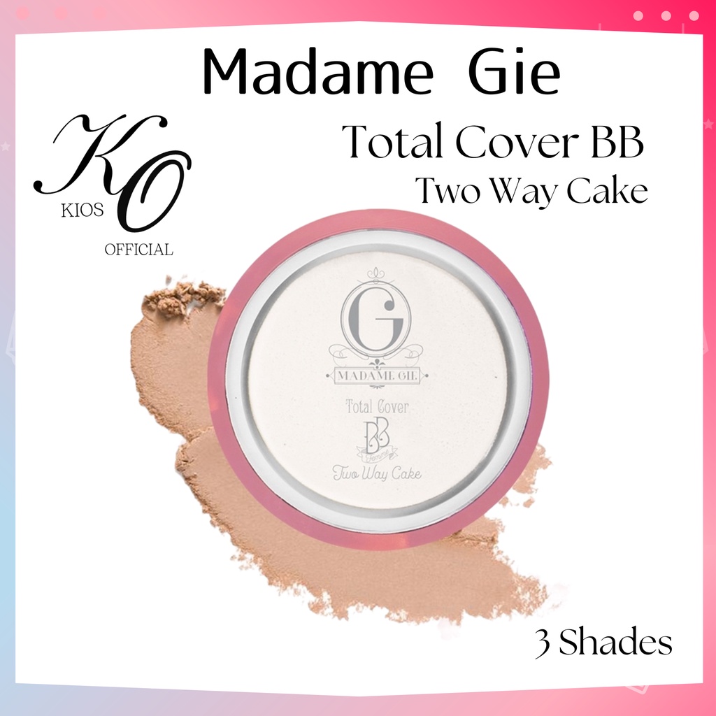 Madame Gie Total Cover BB Two Way Cake | Bedak Padat