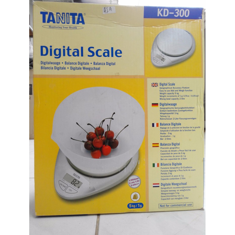 Timbangan kue digital Tanita KD-300 5 KG PROMO