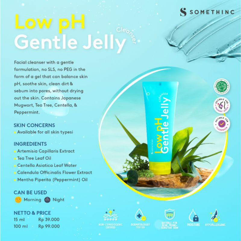 Somethinc Low pH Gentle Jelly Face Cleanser - LDA