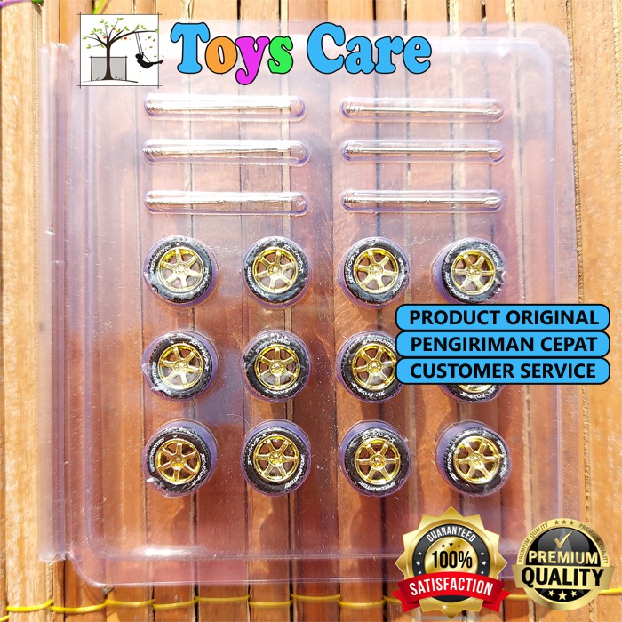 PAKET BAN KARET HOTWHEELS MINI GT isi 3 Set - SPEEDHUNTERS EMAS GOLD BAN DIECAST BAN MOBIL KECIL ORI
