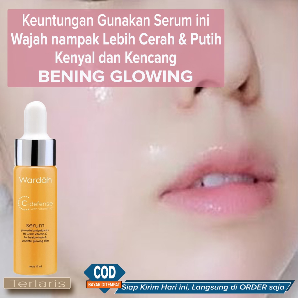 Serum Pencerah Pemutih Wajah GLOWING Penutrisi Kulit Keriput Kering Pengencang Pelembut Kenyal Awet 