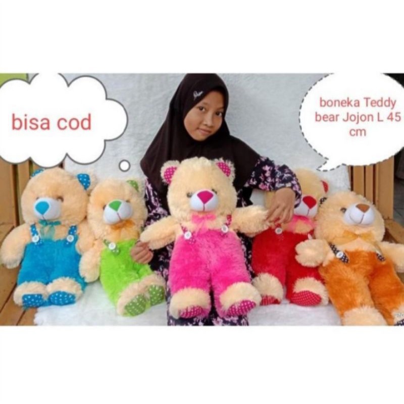 boneka teddy bear jojon size L