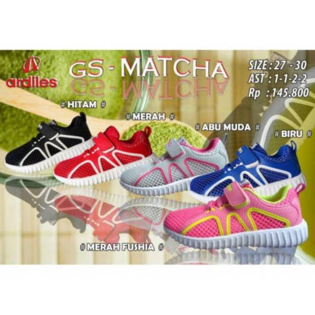 SEPATU ANAK ORIGINAL ARDILES GCS-MATCHA INF UNISEX/MIRIP ADIDAS YEZZY/OLAHRAGA