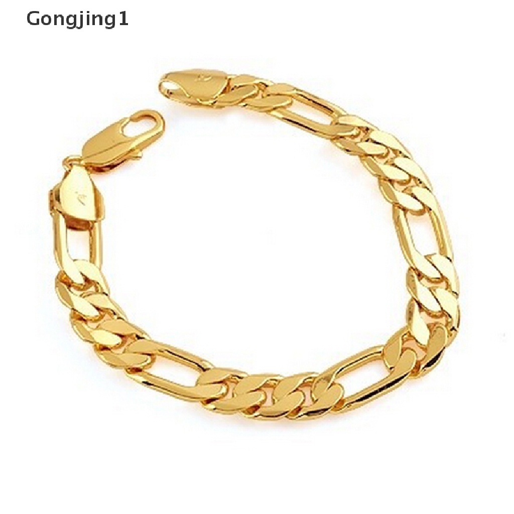 Gongjing1 2015 Gelang Rantai Lapis Emas 18k Untuk Wanita