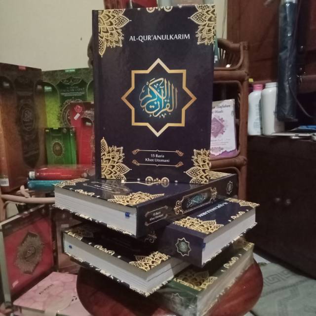Al Qur'an tanpa terjemah UK A4 besar huruf dua warna murah