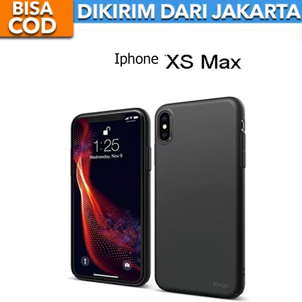 SoftCase Black Matte for iPhone XS Max