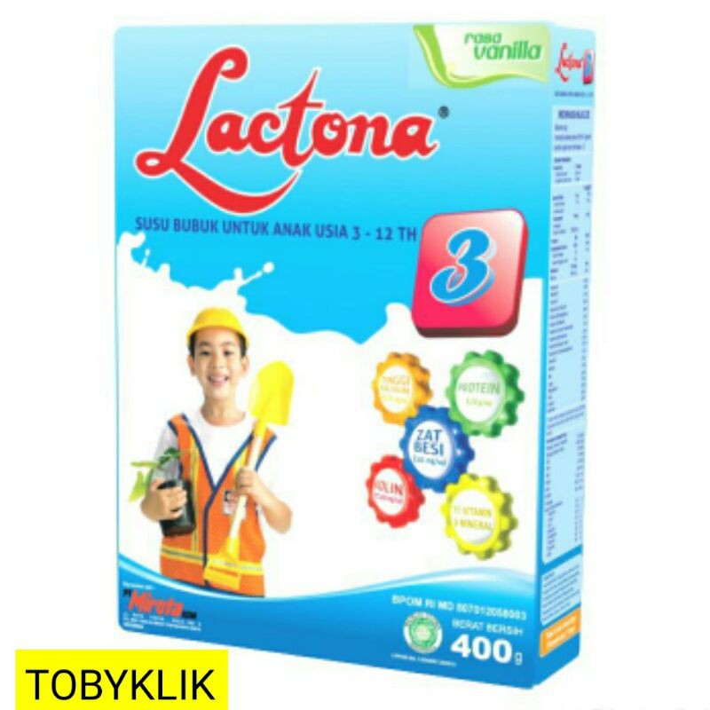 Lactona 3 Madu &amp; Vanilla 400 gr