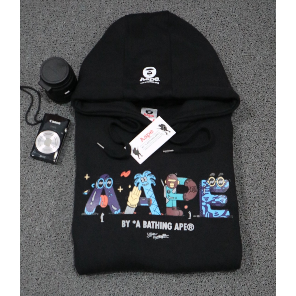 Hoodie  Bape X Aape Crunch l Jaket Sweater Bape X Aape Crunch Premium Hight Quality