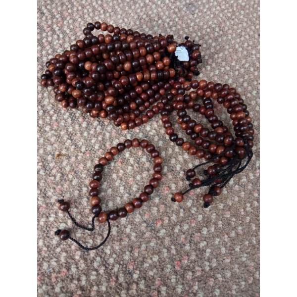 Gelang kayu setigi asli santeki setigi | ready nagasari dewandaru kalimosodo pipa once tasbih