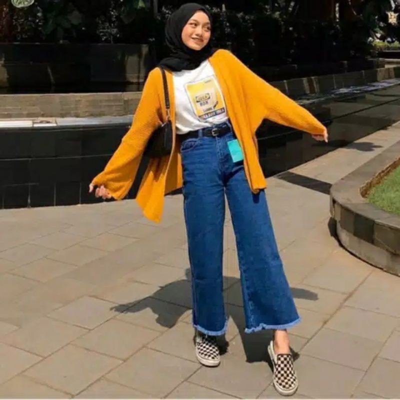 IMPUSSTORE HIGHT WAIST KULOT JEANS PANJANG PREMIUM //BIG SALE CELANA BOYFRIEND VIRAL ODADING MANGOLE