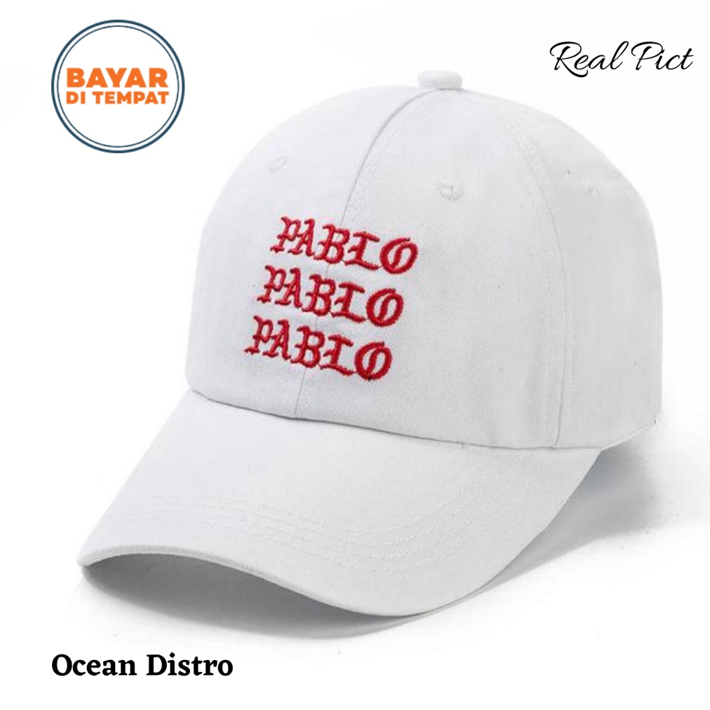 PROMO HARGA Terbaru Topi Baseball Caps Boston Distro Original Premium Model Terbaru/Topi Baseball Bordir Pablo Real Pict