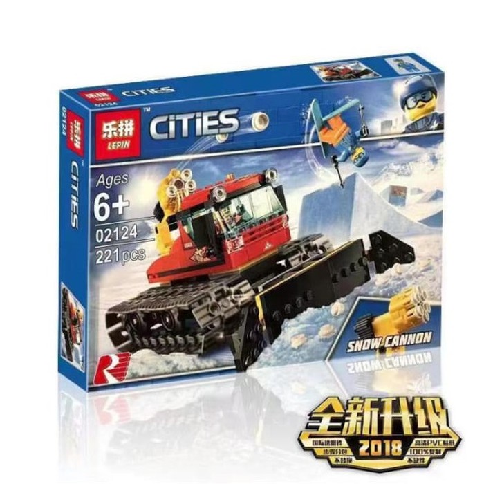 Dijual BRICK LEPIN 02124 CITIES SNOW CANNON GROOMER LEPIN02124 221 PCS Berkualitas