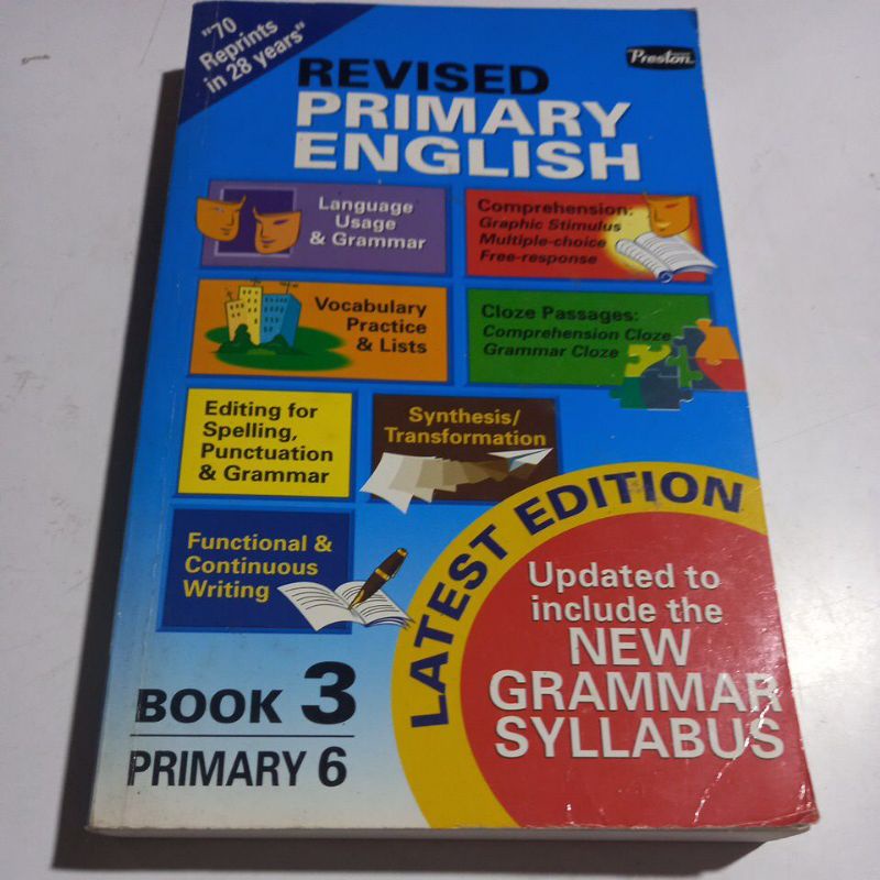 RIVISED PRIMARY ENGLISH., Book 3 Primary 6.