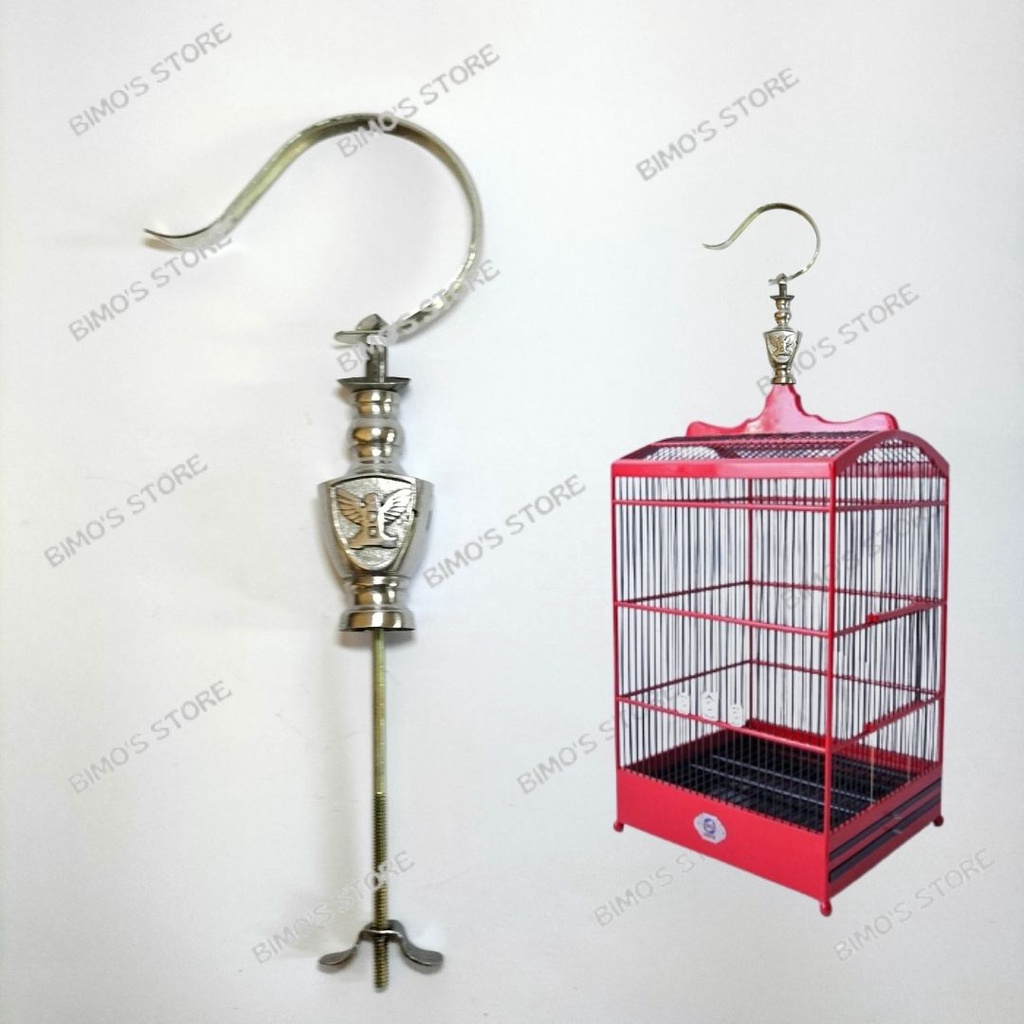 GANTUNGAN SANGKAR BURUNG CENGLUNG FULLSET PION CANTOLAN KANDANG SANGKAR KOTAK PENTET GANTUNGAN