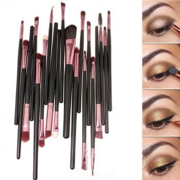 Kuas Make Up UK Professional Cosmetic Brush 20 Set