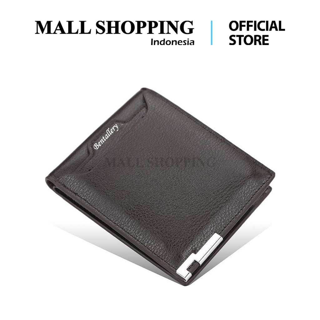 (COD) DOMPET LIPAT PRIA IMPORT MATERIAL PU DOMPET PENDEK N18 MALL SHOPPING