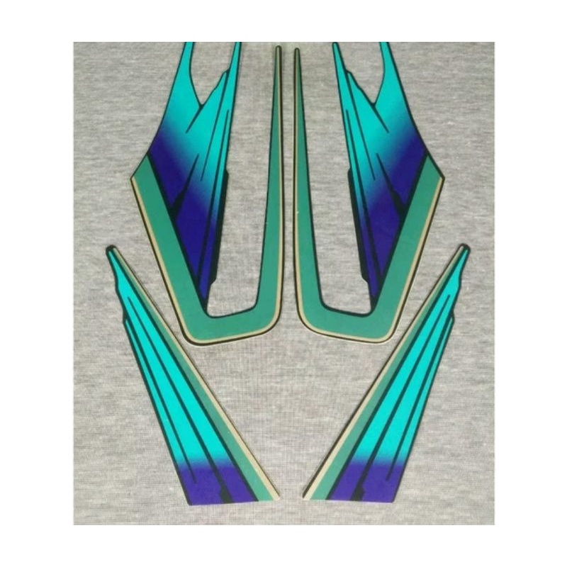 Lis stiker striping RX king lama tahun 1995 Hijau ckd