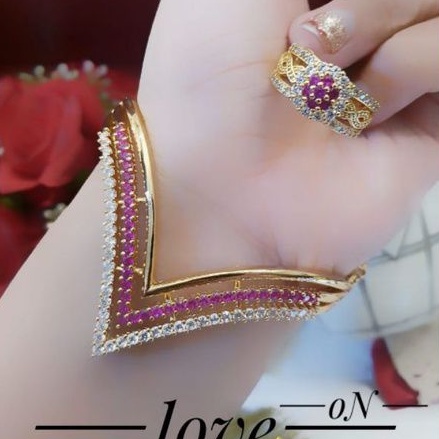 Xuping set gelang cincin RC8