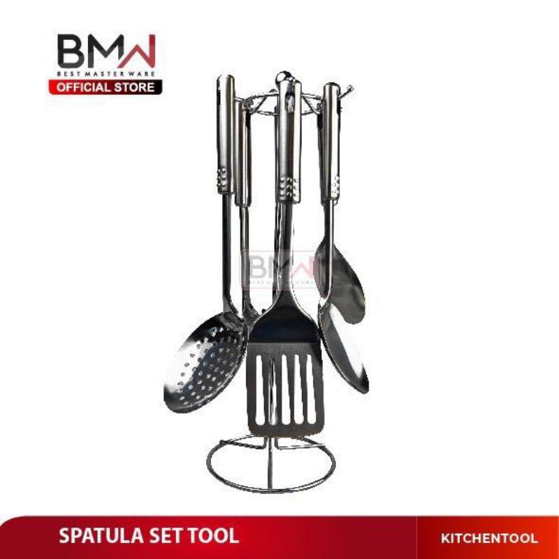 BMW-Spatula Set Stainless / Sodet Set Stainless / Sutil / Saringan Stainless