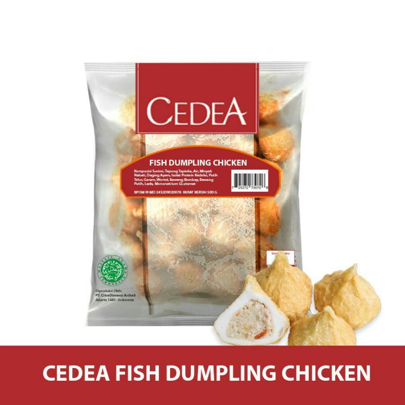 

CEDEA FISH DUMPLING CHICKEN 500 GR