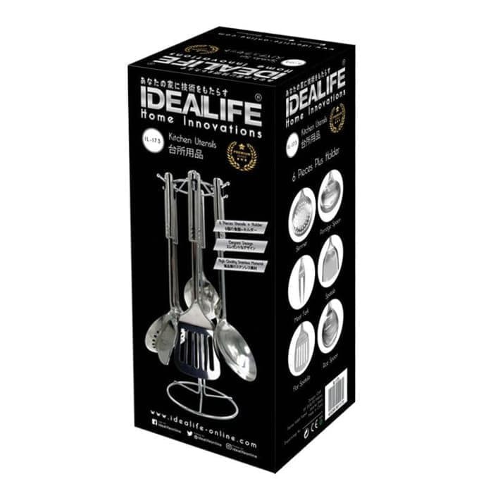 Alat Masak IL-173 - IDEALIFE - Kitchen Utensils Spatula Tools Stainles