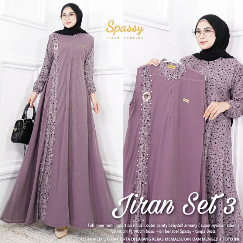 JIRAN SET DRESS [PASTI ORI] BY SPASSY