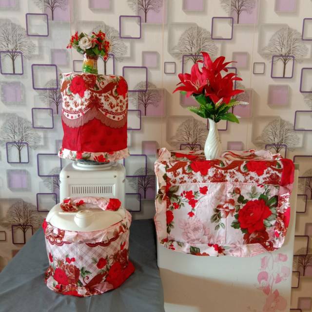 MINI KICTHEN SET MOTIF BUNGA MURAH / GKM