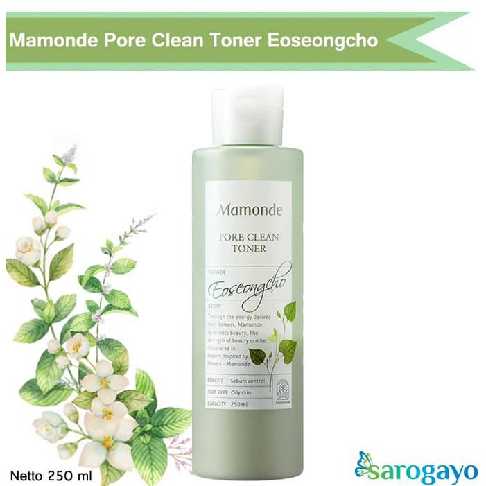 Sarogayo READY Mamonde Pore Clean Toner 250 Ml Eoseongcho Flower