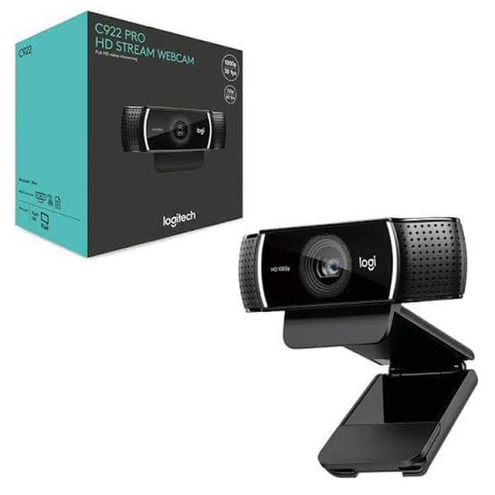 Logitech C922 PRO STREAM Webcam + Tripod  Original Garansi 1 Tahun