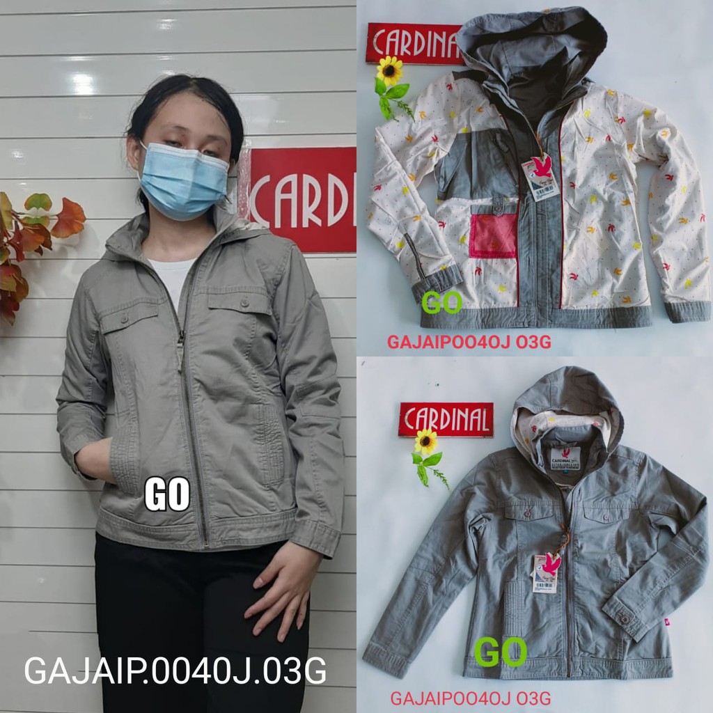 gof CARDINAL GIRL JAKET CEWEK Pakaian Wanita Outerwear Jaket Sweater Perempuan 100% Original!