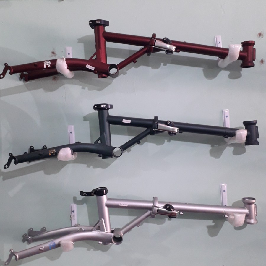 FRAME SEPEDA LIPAT RB 16" CHROMOLLY FNHON, TROY, GUST