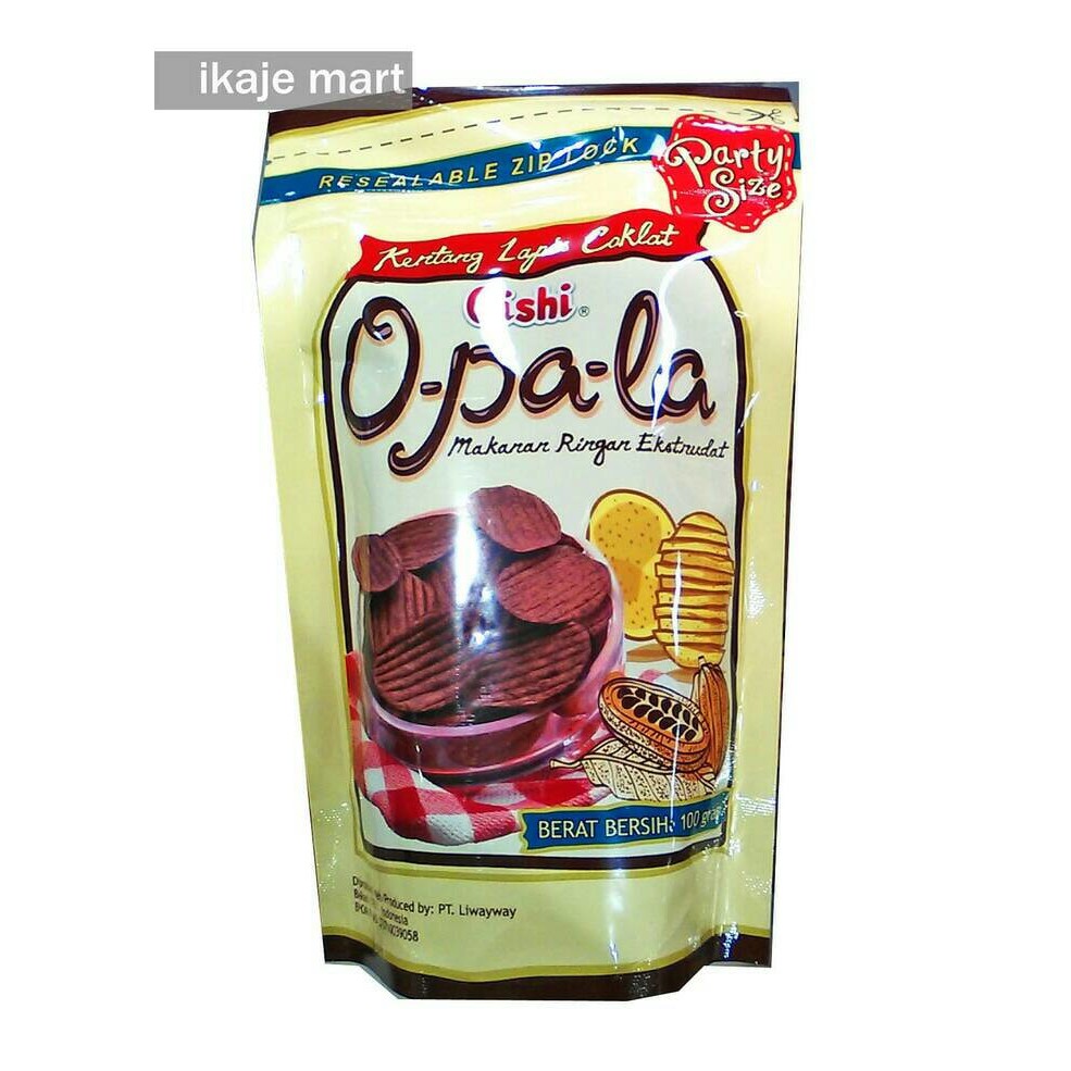 OISHI OPALA - Keripik kentang lapis coklat 100 gr