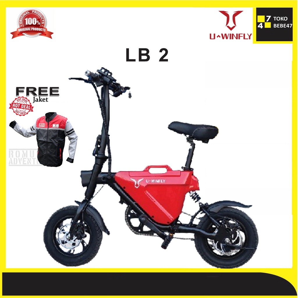 SEPEDA LISTRIK U WINFLY LB 2 SEPEDA UWINFLY LITHIUM BIKE 2