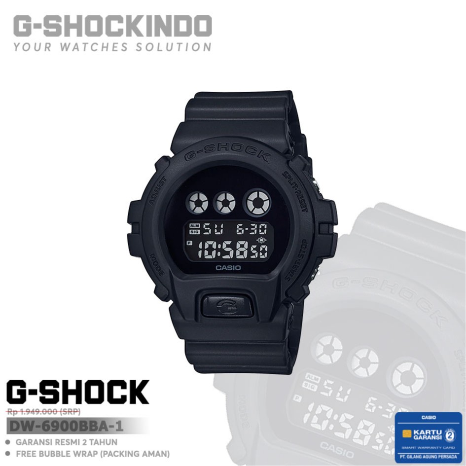 Casio G-Shock DW-6900BBA-1 / DW-6900BBA-1DR Original