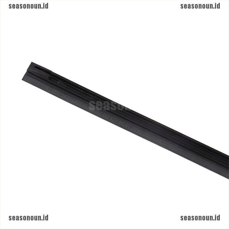 (sea) 2pcs 26 &quot;6mm blade wiper Kaca Depan universal Bahan Silikon
