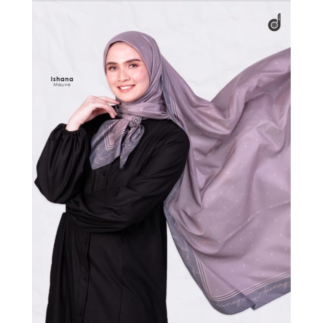 HIJAB DEENAY ISHANA MAUVE ORIGINAL