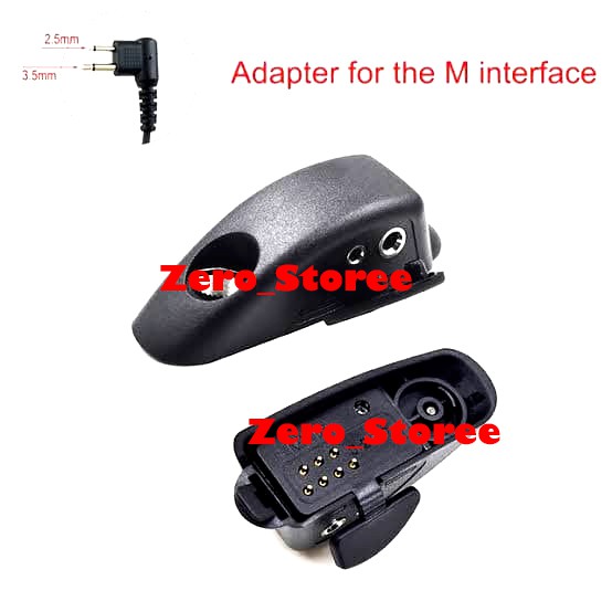 Mic Adapter HT Motorola GP328 GP338 Adaptor Headset Handsfree Earmic Handfree Earmig Mig Mic MIK 338