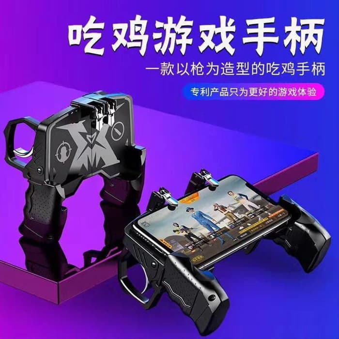 A1-199 Gamepad K21 - PUBG Mobile Joystick L1 R1 Game Shooter Controller