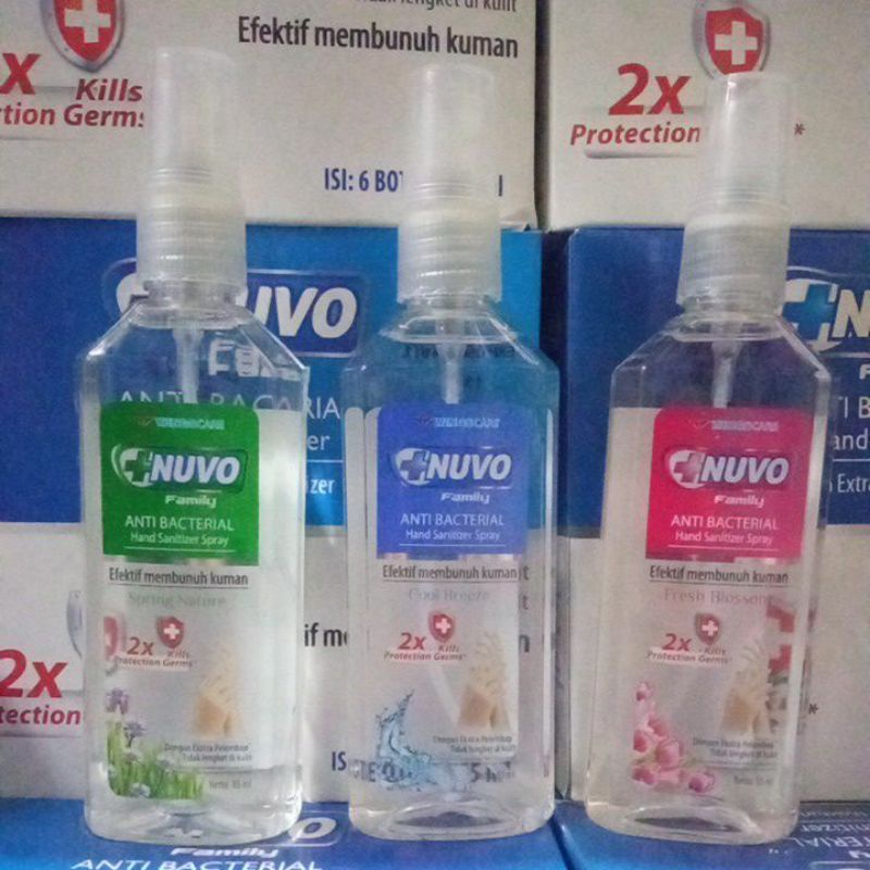 Nuvo Hand Sanitizer Spray 85ml Original 100%